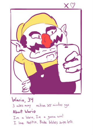Illustration for article titled If Video Game Characters Used Tinder
